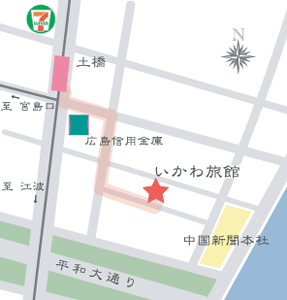 いかわ旅館周辺詳細地図